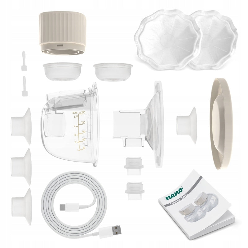 NENO wireless electronic three-phase breast pump Vento TWIN shell