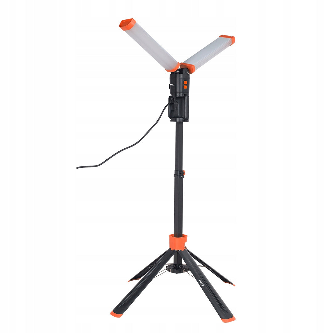 NEO Double lamp 360 degrees 2x4300lm, 99-099 Color black