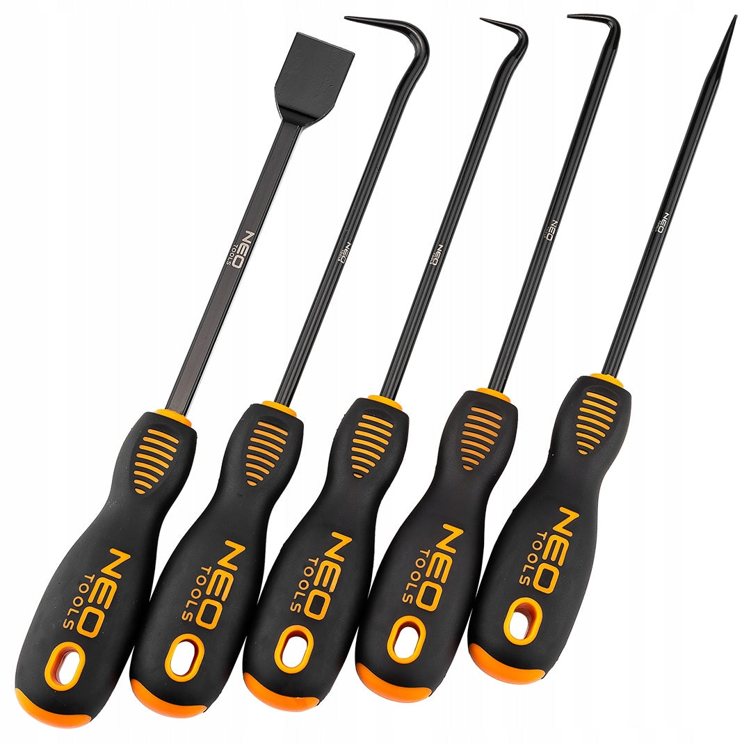 NEO HOOK SET WITH HANDLE 9 PACK LONG HOOKS FOR O-RING SEALS Brand NEO TOOLS