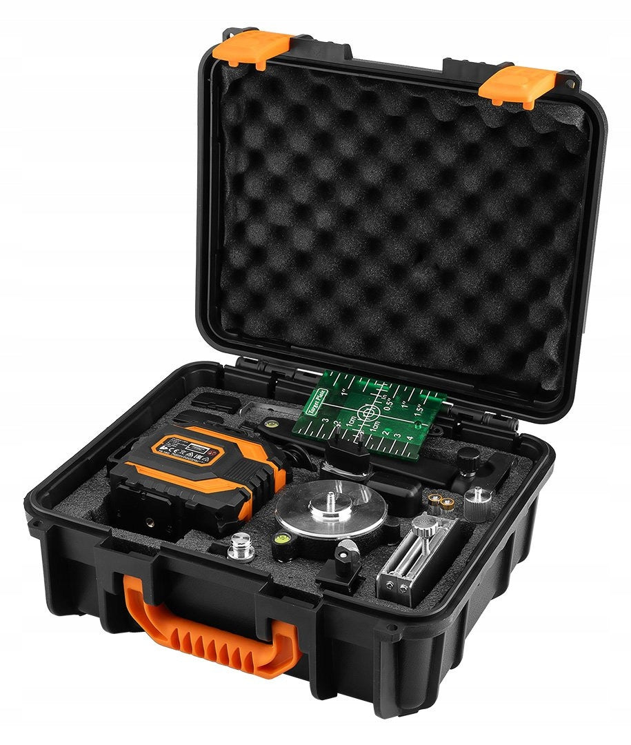 NEO Laser 3D, 12 lines, green, suitcase 75-140 Maximum working range 25 m