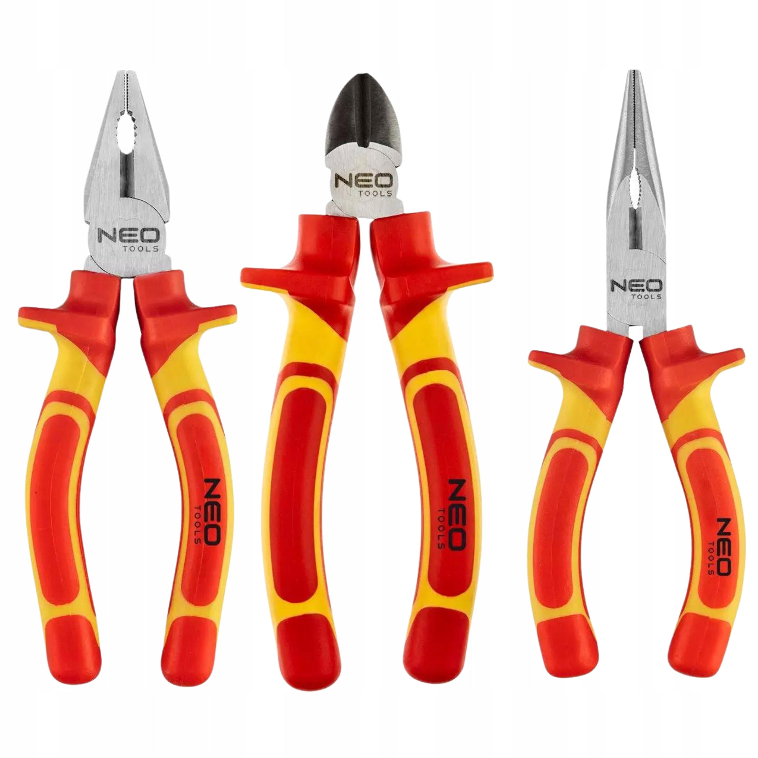 NEO PLIERS SET 1000V PLIERS 160 mm Side Elongated pliers