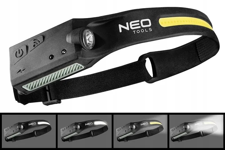 NEO Socket Wrench Set 100 el 1/2 1/4 + Rechargeable Headlamp Manufacturer code ZEST_3208