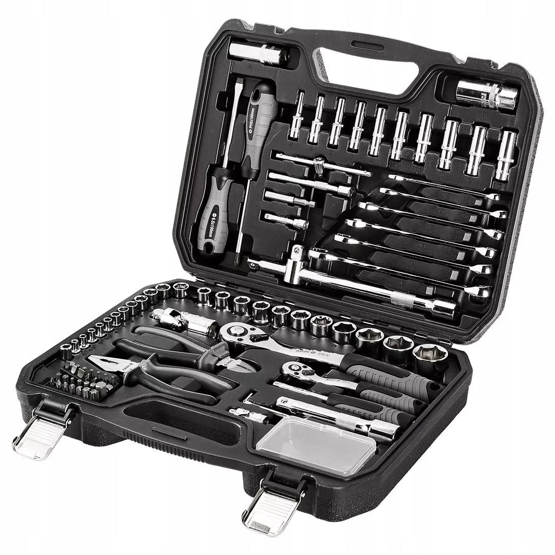 NEO Suitcase Workshop Tool Set 90el M4K GARAGE Socket Wrenches Packaging status original