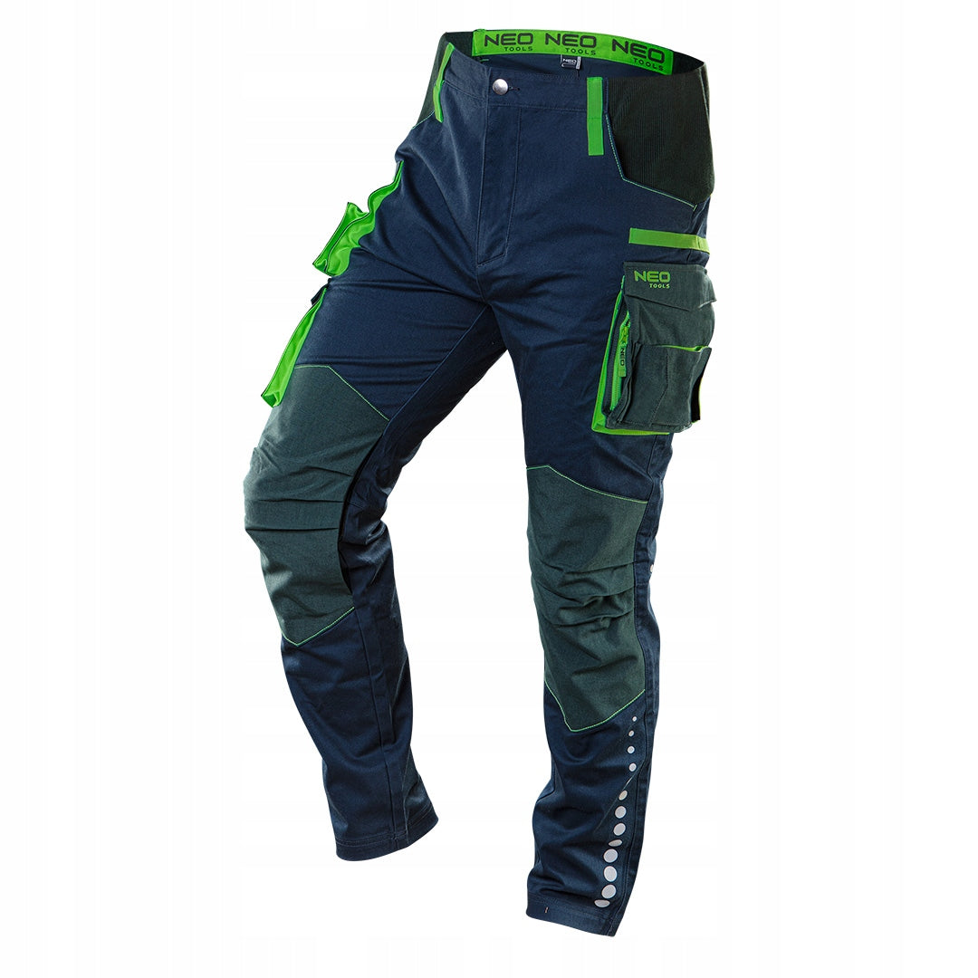 NEO TOOLS Men's PREMIUM Work Pants with Cordura Reinforcement Strap Season spring/fall