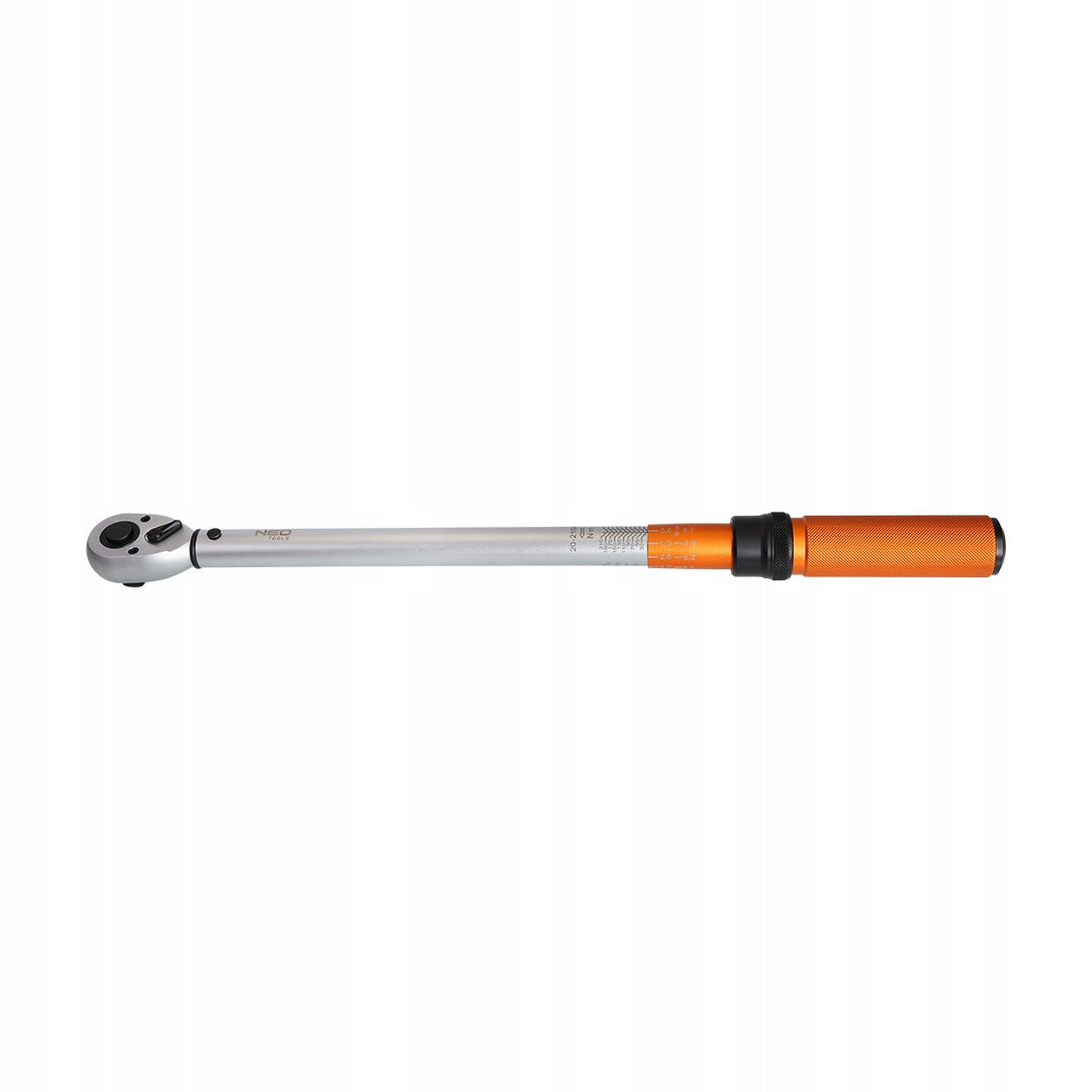 NEO TOOLS TORQUE WRENCH 1/2" RANGE 20-210 NM CALIBRATION CERTIFICATE Manufacturer code 08-827