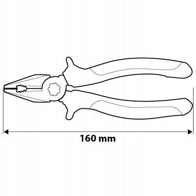 NEO Universal pliers 160mm pliers CrV 1000V certificate VDEGS 01-060 EAN (GTIN) 5907558416244