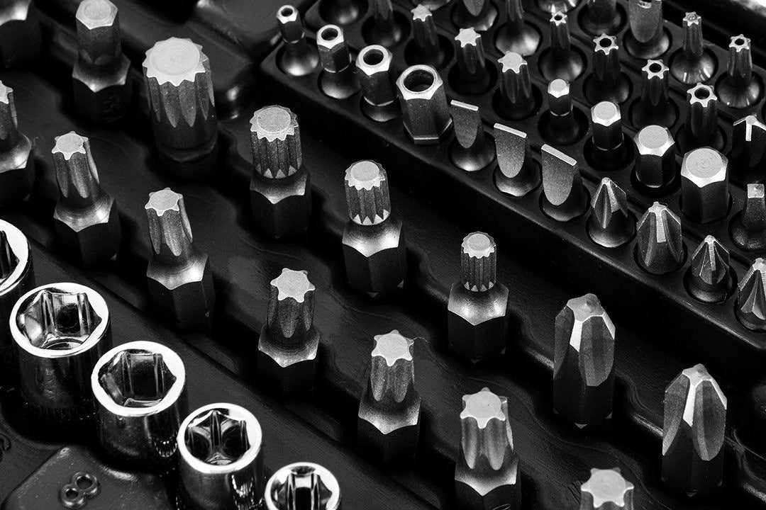 NEO socket wrench set 1/2" 3/8" 1/4" 219ele CRV flat Customs tariff code 82060000