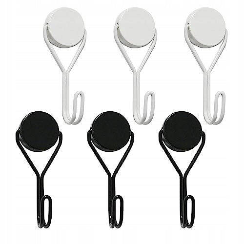 NEODYMIUM MAGNETIC HOOKS ROTATING 6PCS 20MM FOR KITCHEN HOME Brand no brand