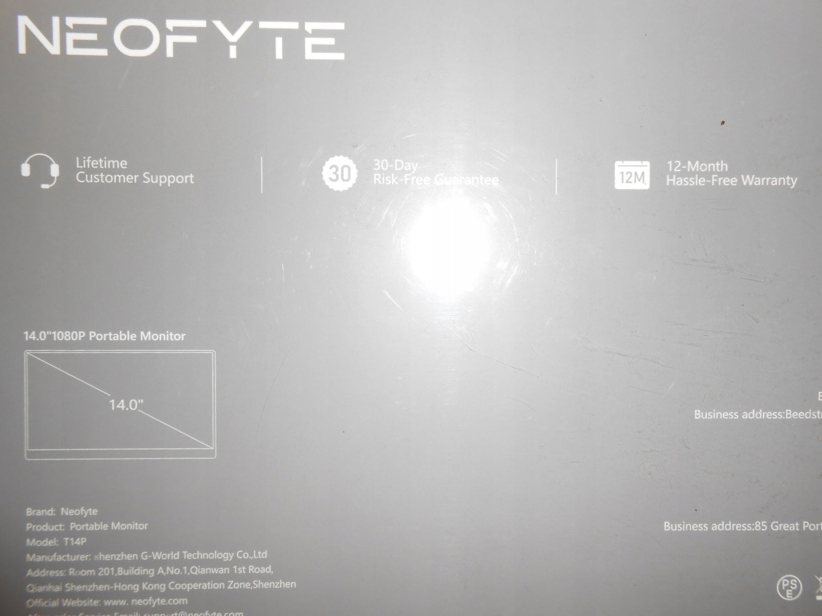 NEOFYTE T14P 14" LED Monitor 1920 x 1080 px IPS / PLS