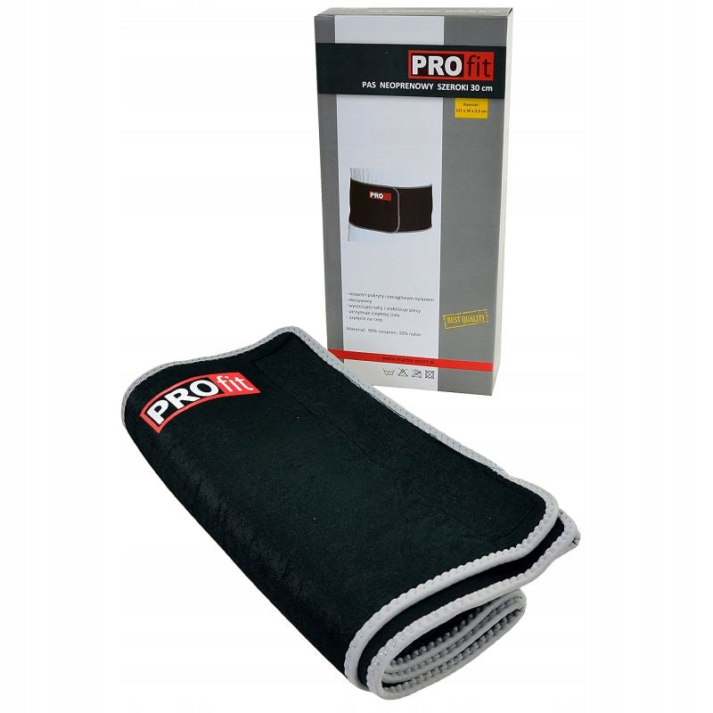 NEOPRENE BELT PROFIT WIDE 125X30X03cm BLACK DK5063 - N/A