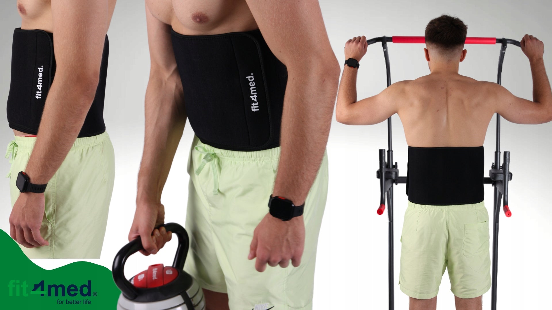 NEOPRENE BELT UNIVERSAL SLIMMING BELLY WIDE LONG FIT4MED Size universal