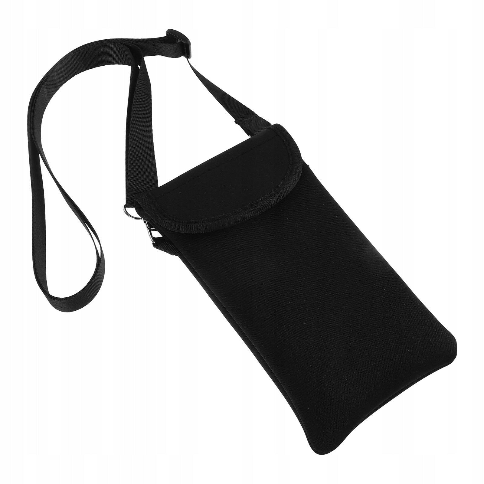 NEOPRENE SHOCKPROOF PHONE POUCH WATERPROOF BLACK NECK HANGING PHONE CASE Model 2299979383702