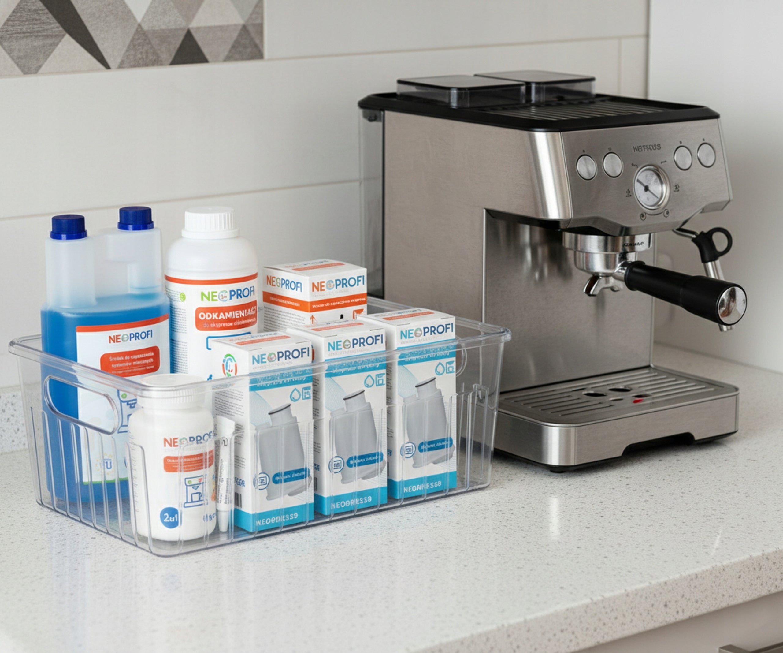 NEOPROFI universal coffee machine cleaning kit | DeLonghi Siemens Brand NeoProfi