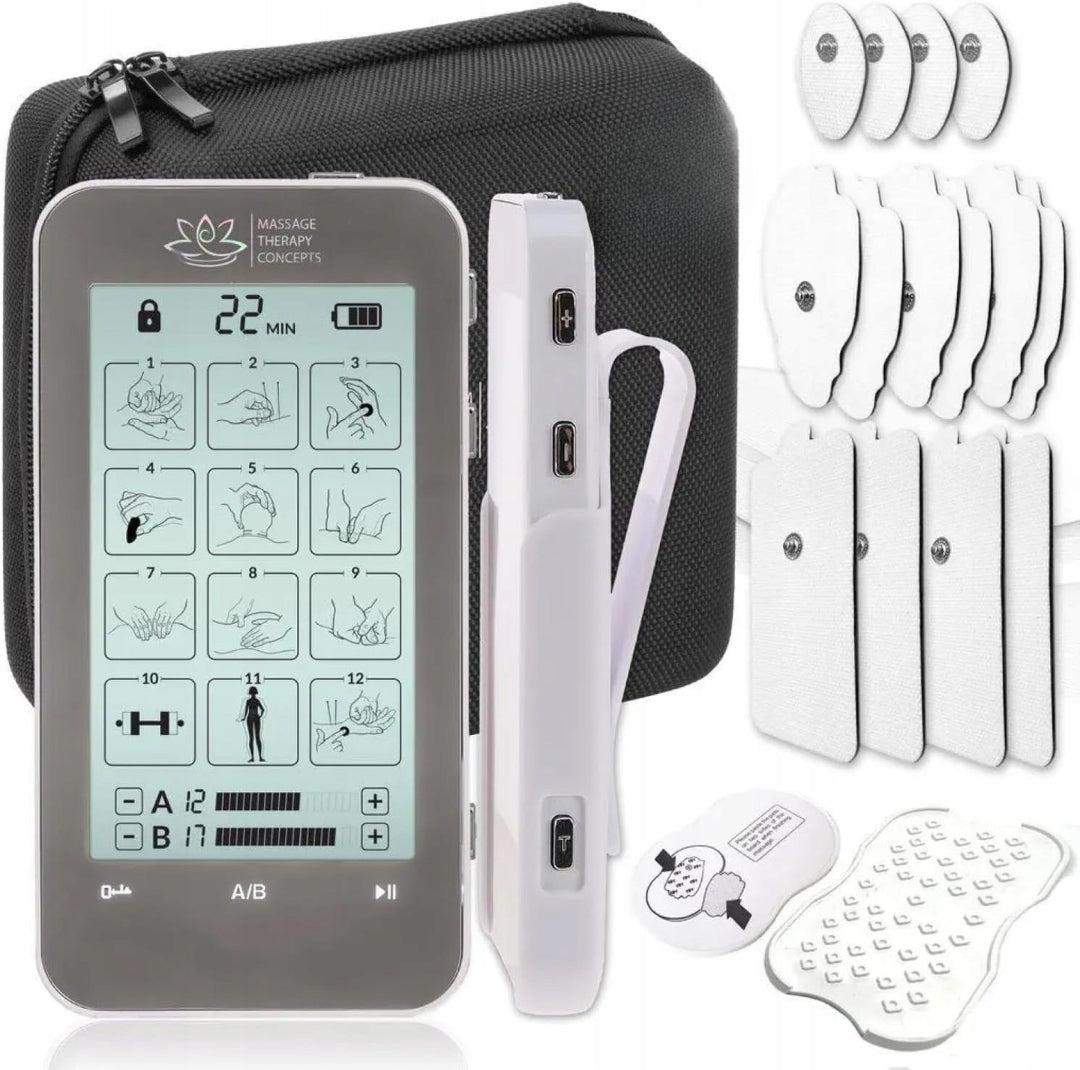 NERVE MUSCLE ELECTROSTIMULATOR STIMULATOR VERVE TENS 3IN1 SCREEN LCD LIGHT