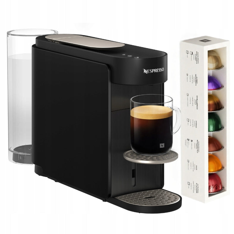 NESPRESSO CAPSULE COFFEE MAKER KRUPS VERTUO UP CAPSULE + 19 COFFEES