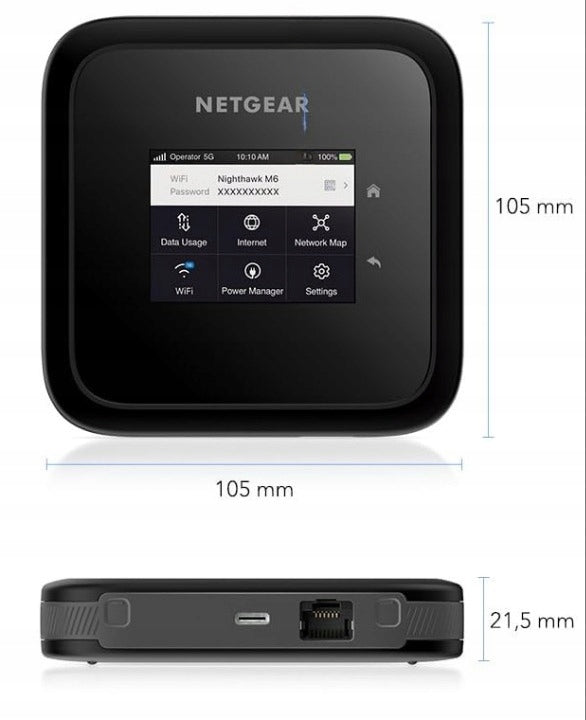 NETGEAR Nighthawk M6 MR6150 Mobile Router Hotspot 5G WiFi 6 2.5 Gbps Mode of operation Router