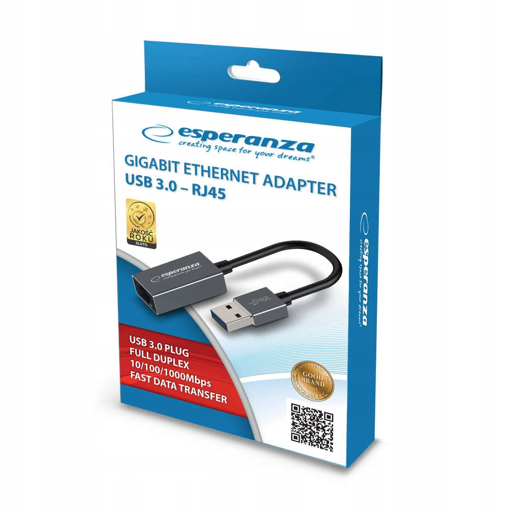 NETWORK ADAPTER USB 3.0 RJ45 GIGABIT LAN ADAPTER FOR INTERNET Packaging status original