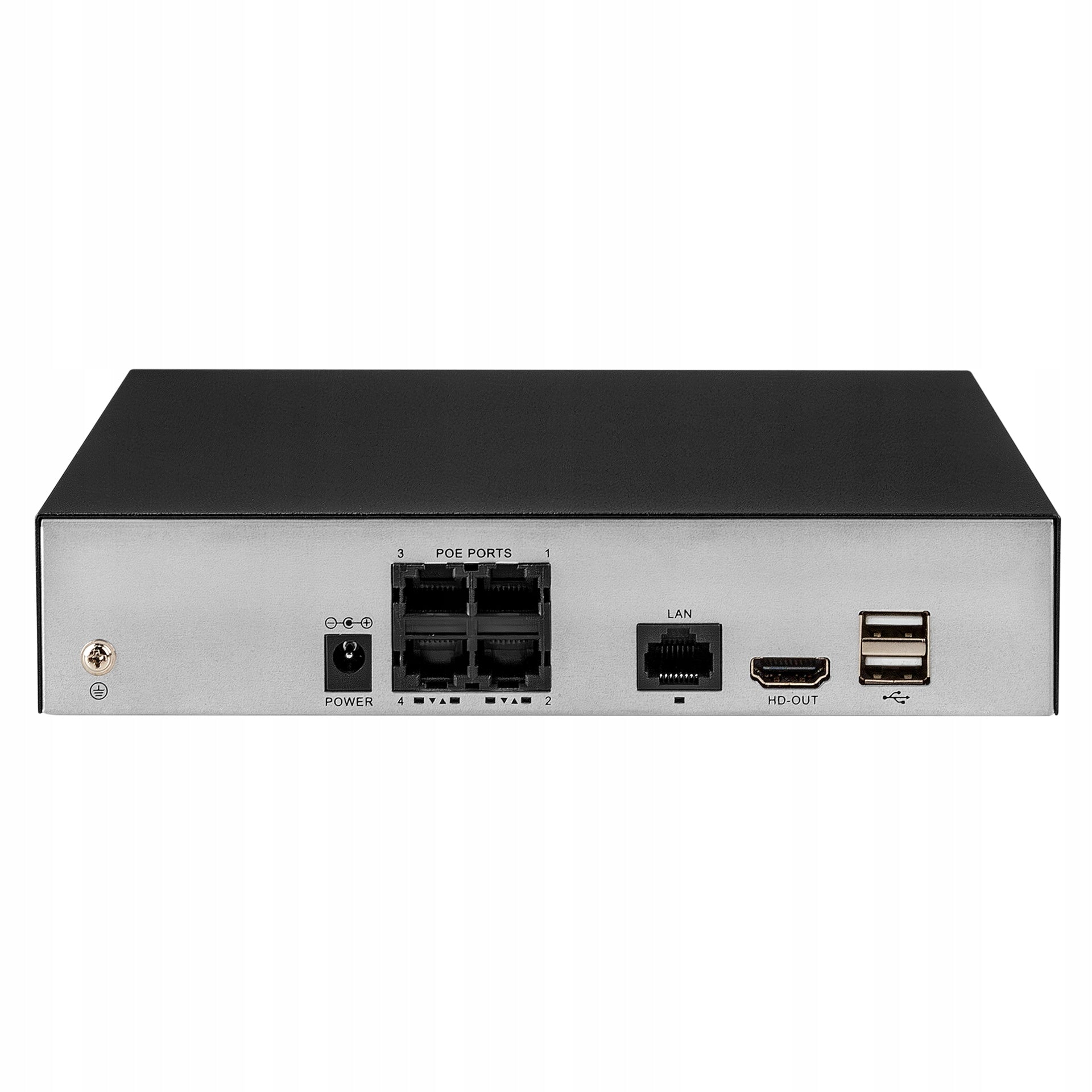 NETWORK MONITORING RECORDER NVR IP 9 CHANNEL 4XPOE 8MPx 4K HDMI Packaging status original