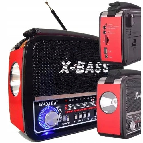 NETWORK RADIO AND BATTERY KITCHEN PORTABLE WITH FLASHLIGHT FM USB AUX SD MP3