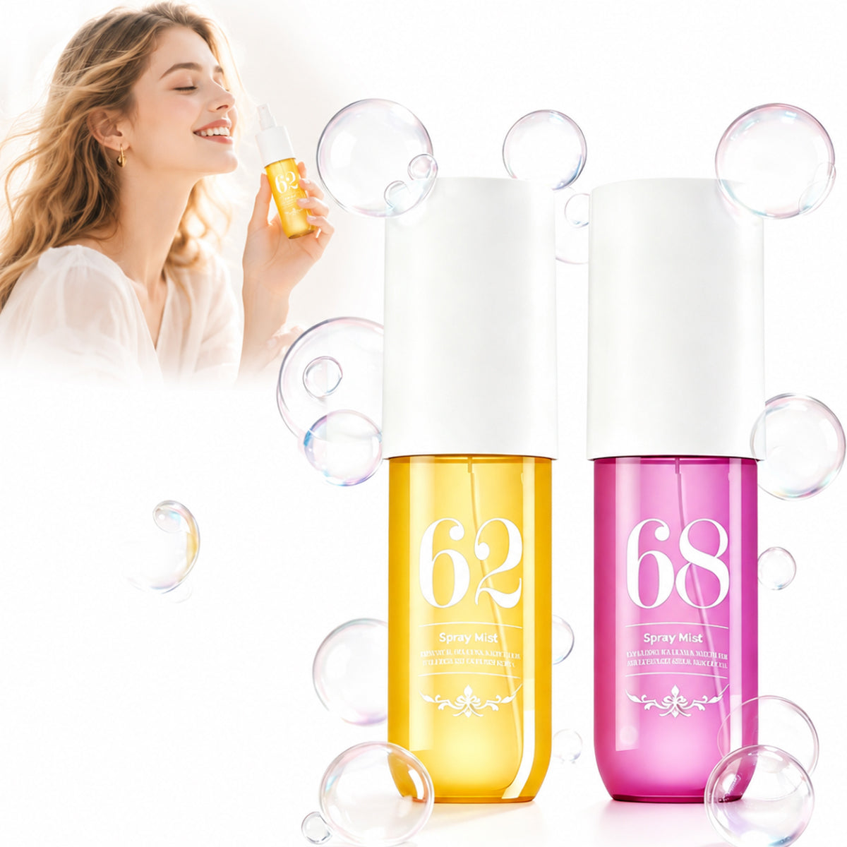NEW 2026 Set Natural Scented Body Mist 2x 90ml