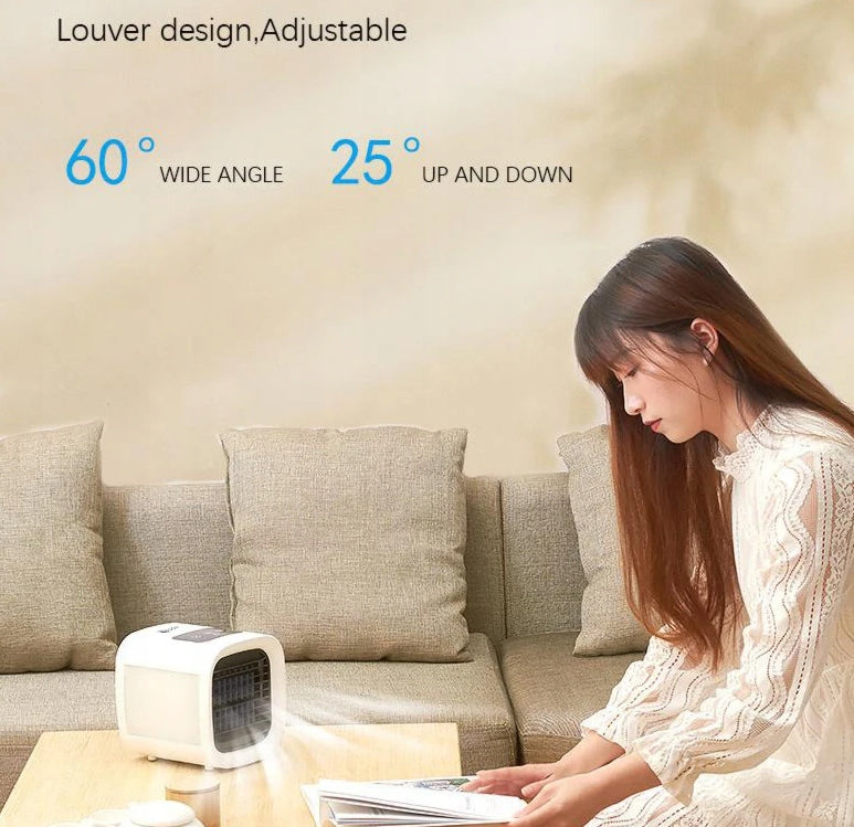 NEW AIR CONDITIONER LOSKII LW-01 POWERFUL MOTOR / QUIET / PURIFIES / HUMIDIFIES Power 8 W