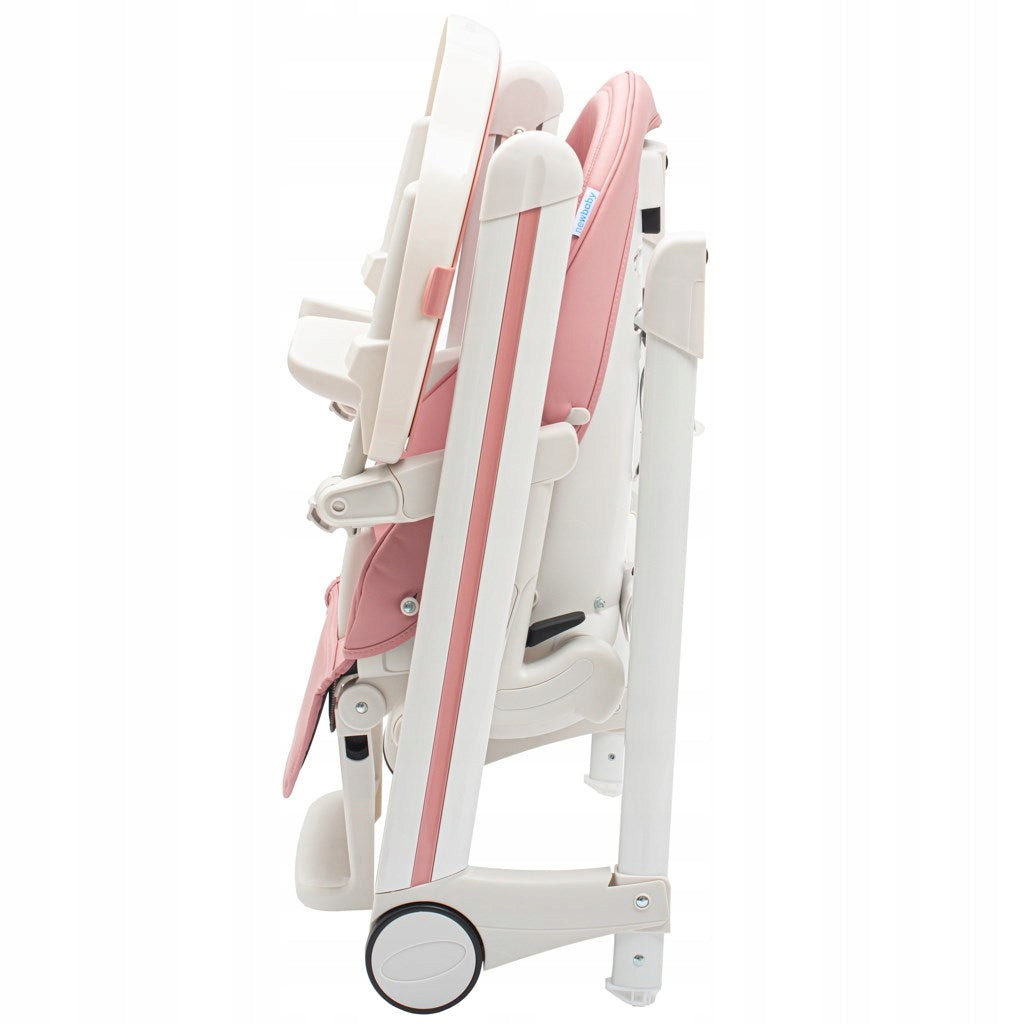 NEW BABY Highchair Muka dusty pink eco leather Color pink