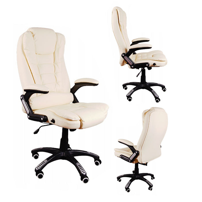 NEW BEIGE OFFICE CHAIR SWIVEL CHAIR GIOSEDIO