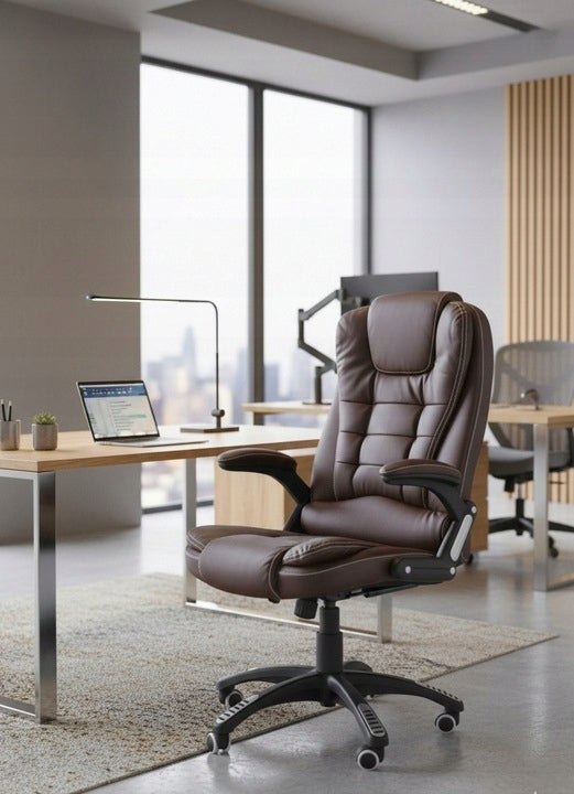 NEW BROWN OFFICE CHAIR WITH MASSAGE BSB003M Manufacturer code BSB003M