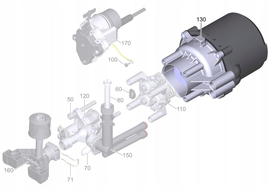 NEW Complete motor for KARCHER K5 EU 9.002-046.0 washer + bearing Series Silnik kompletny Karcher K5 EU