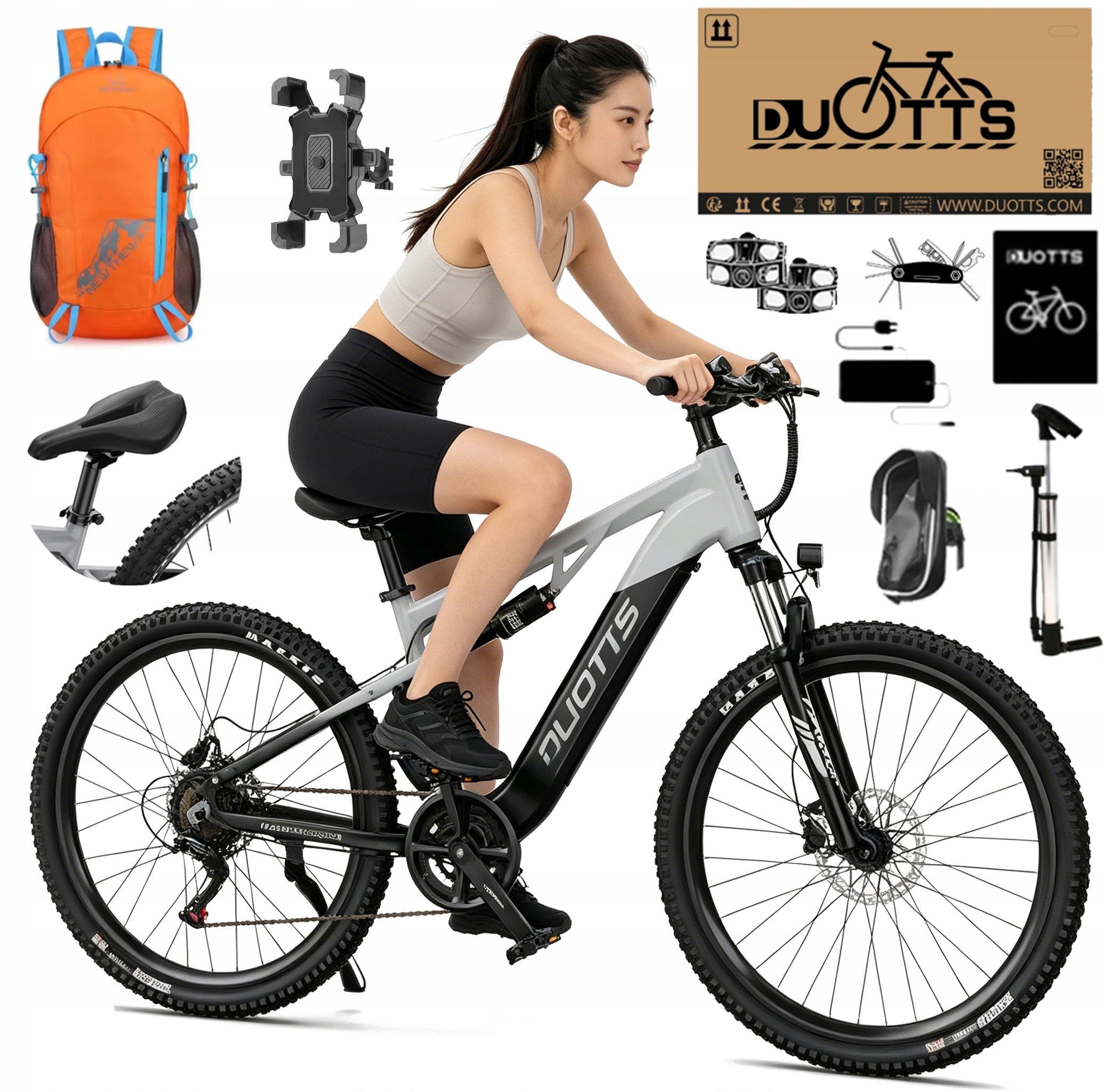 NEW Electric vehicles Duotts E29 BAFANG 720W 40KM/H 27.5*2.6in+Gifts