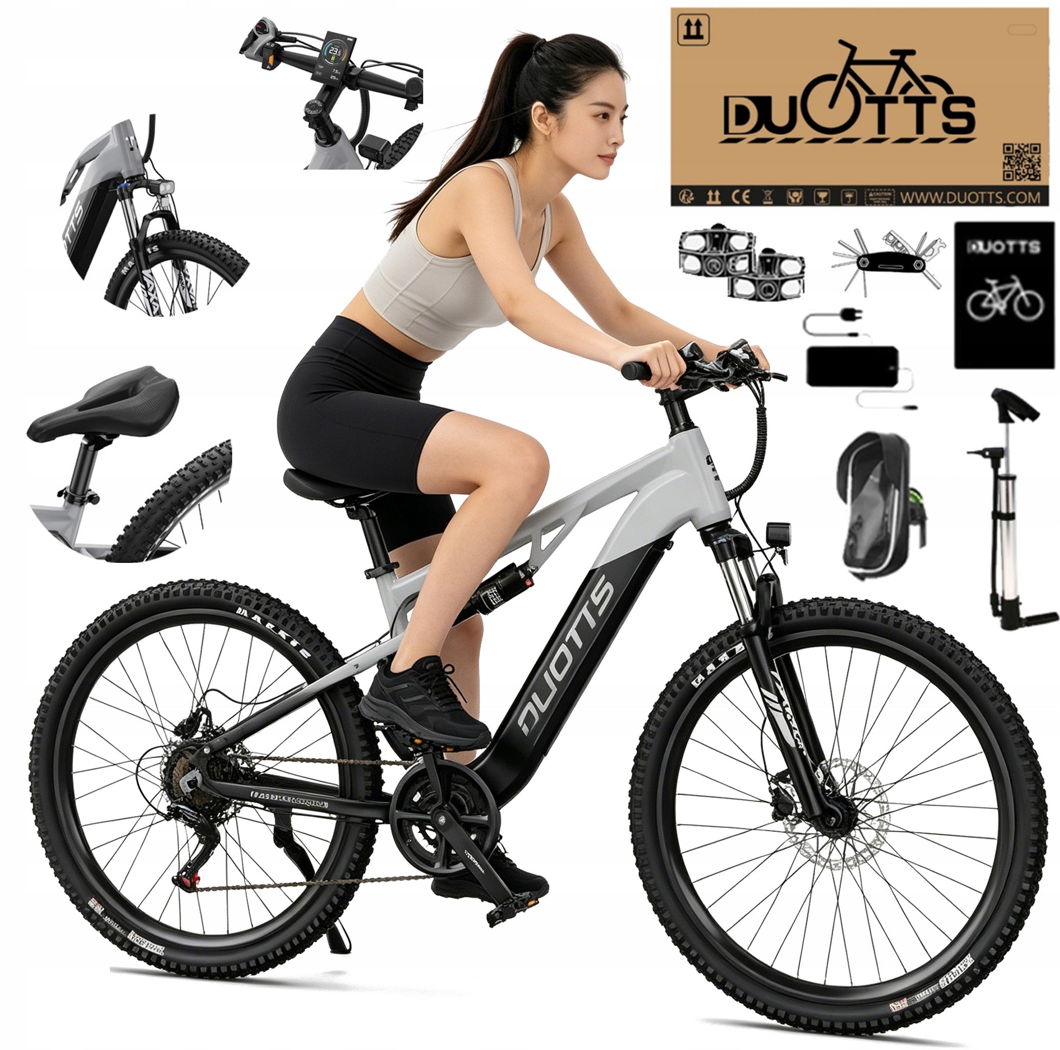 NEW Electric vehicles Duotts E29 BAFANG 720W 40KM/H 27.5*2.6in