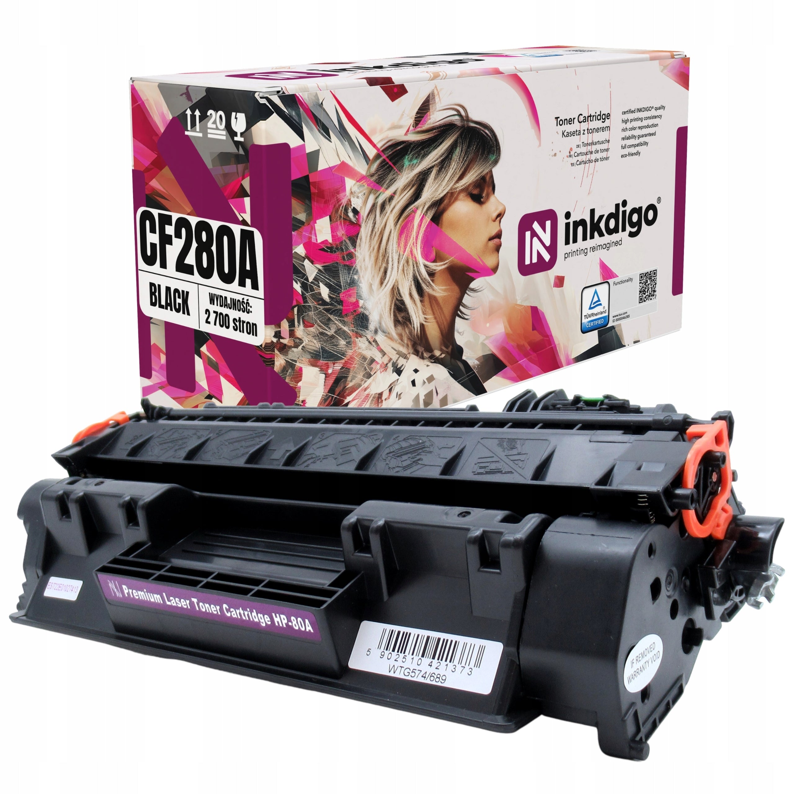 NEW INK TONER CARTRIDGE FOR HP 80A CF280A HP M401 M425 MFP
