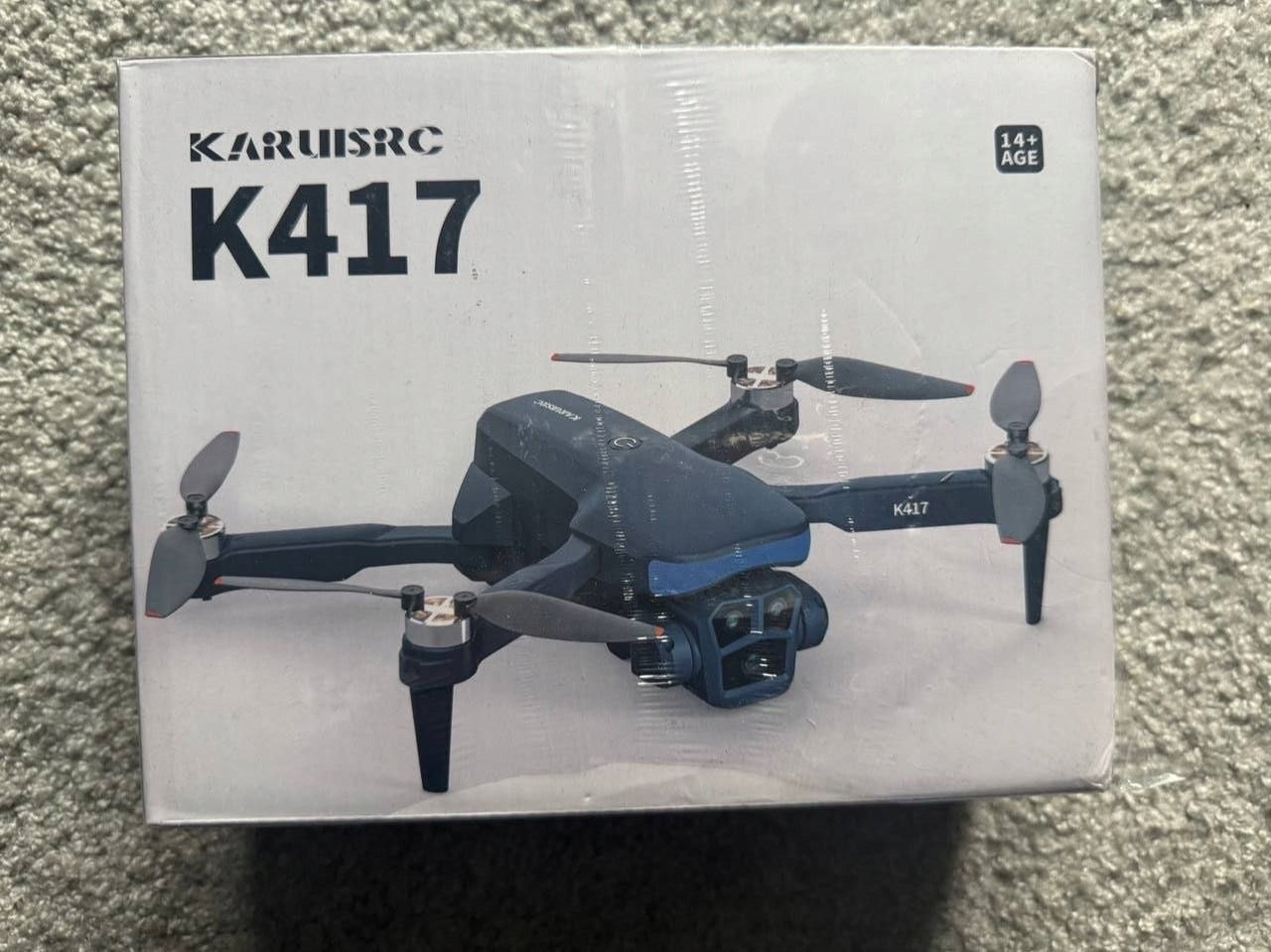 NEW K417 DRONE WITH 4K FPV CAMERA FOLDABLE WIFI BRUSHLESS 3D FLIP MOTOR Brand no brand
