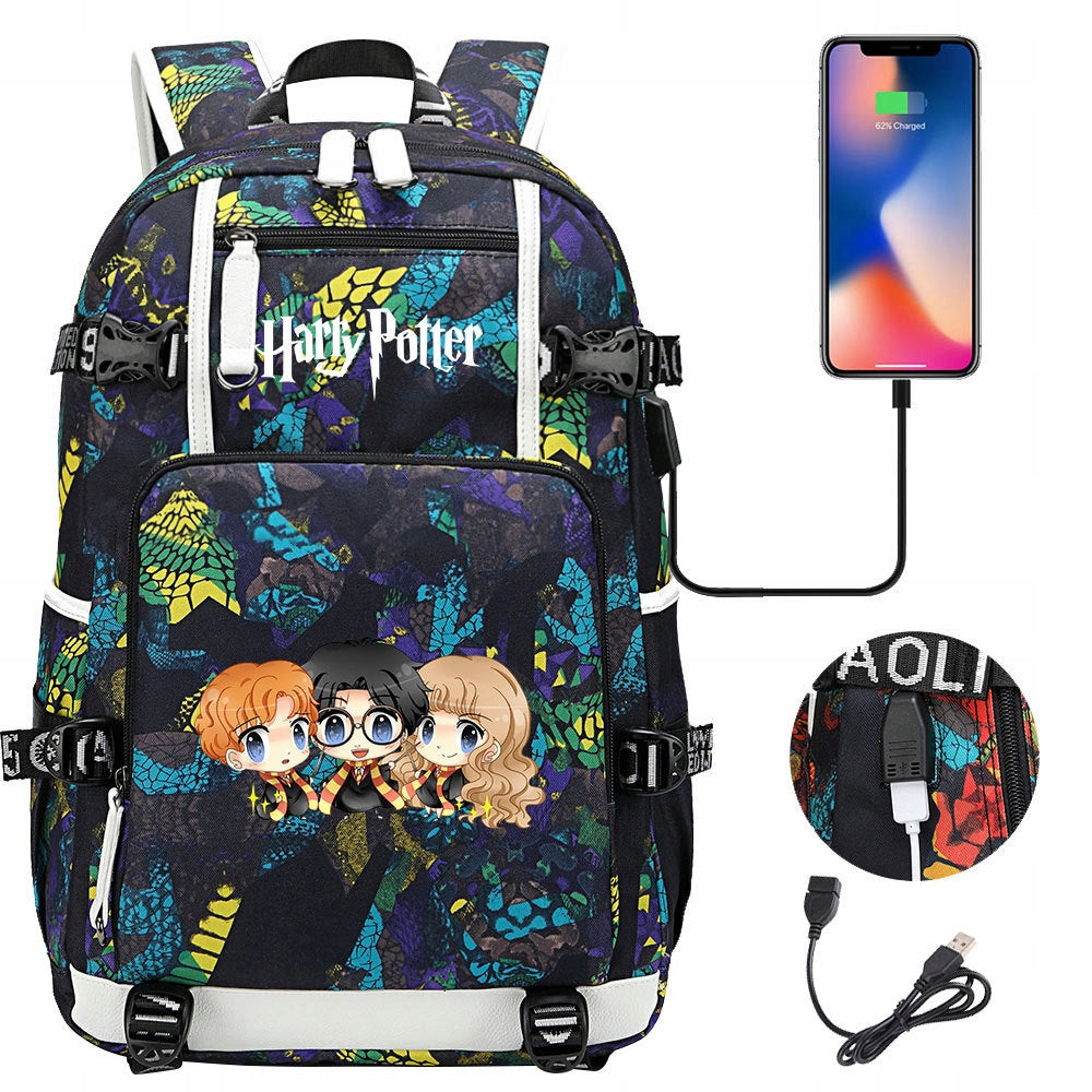 NEW LARGE BACKPACK Harry Potter WORLD WATERPROOF DESIGNS Packaging status original
