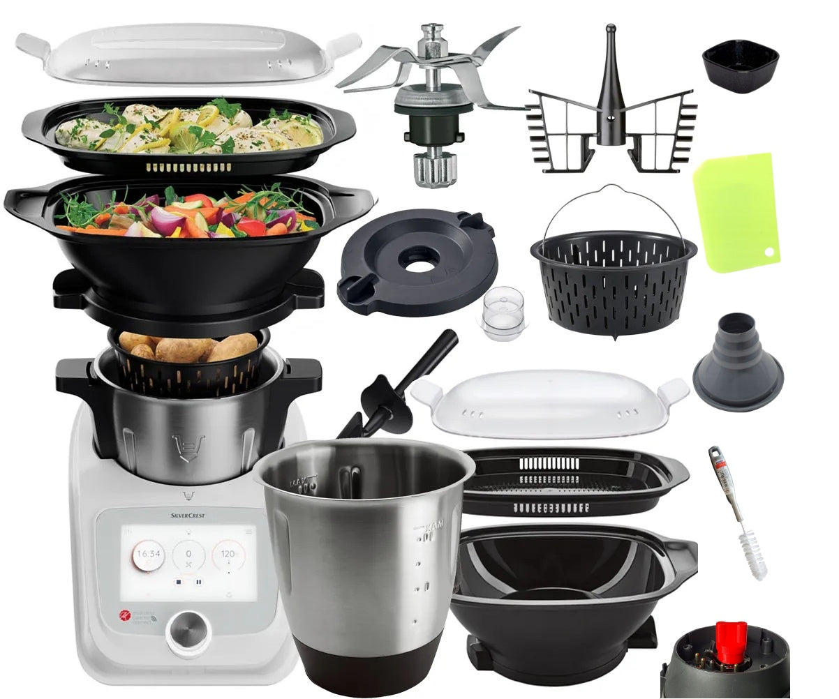 NEW LIDLOMIX MONSIEUR CUISINE CONNECT WI-FI 2026 INSTALLMENTS MEGA FREE SET