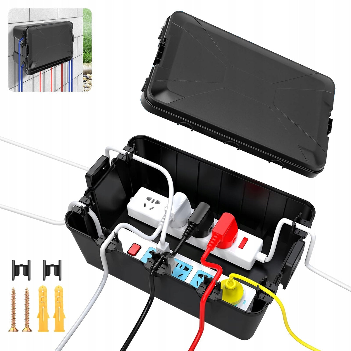 NEW Large Outdoor Waterproof Electrical Box For IP54 Cables
