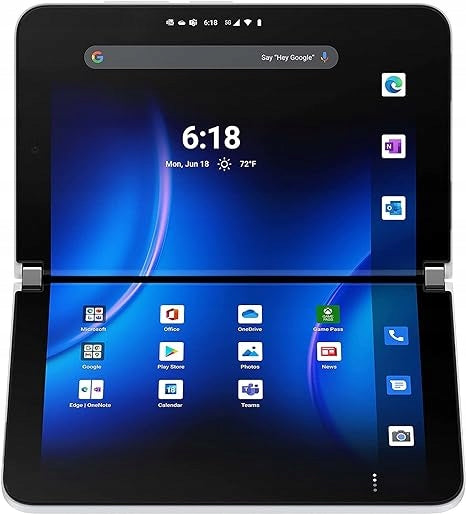 NEW MICROSOFT SURFACE DUO 2 8GB DDR5 / 128GB SSD GLACIER WHITE FOLDING! Packaging status original