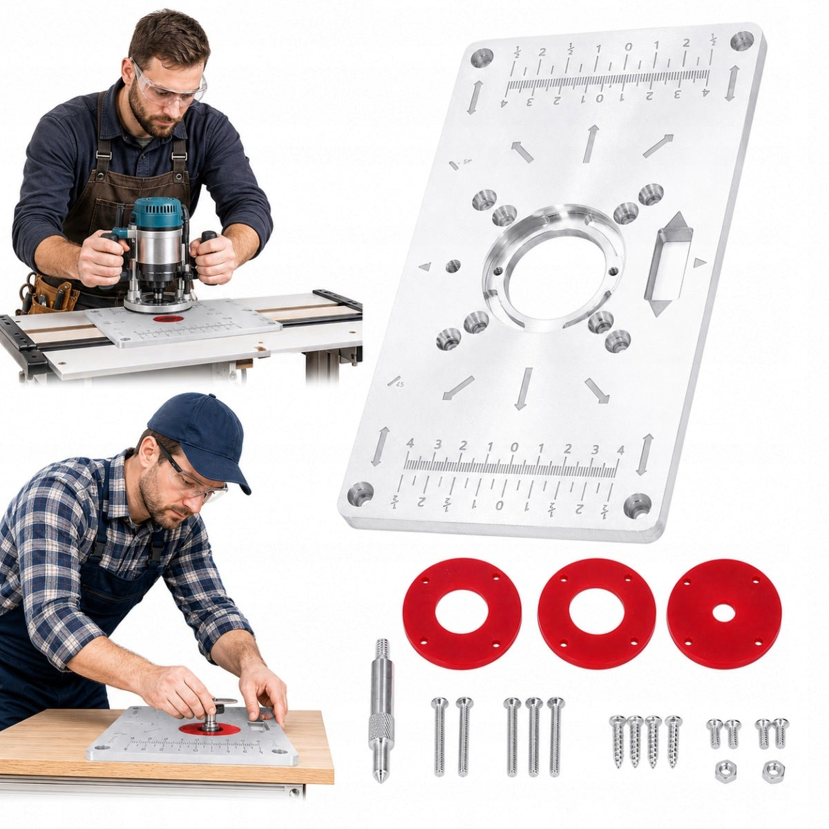NEW MULTI-PURPOSE MILLING MACHINE TOP PLATE FOR WOODWORKING