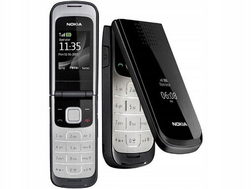 NEW NOKIA 2720 FOLD 2 COLORS BLACK BURGUNDY PROMOTION WITH FLAP Charger included yes