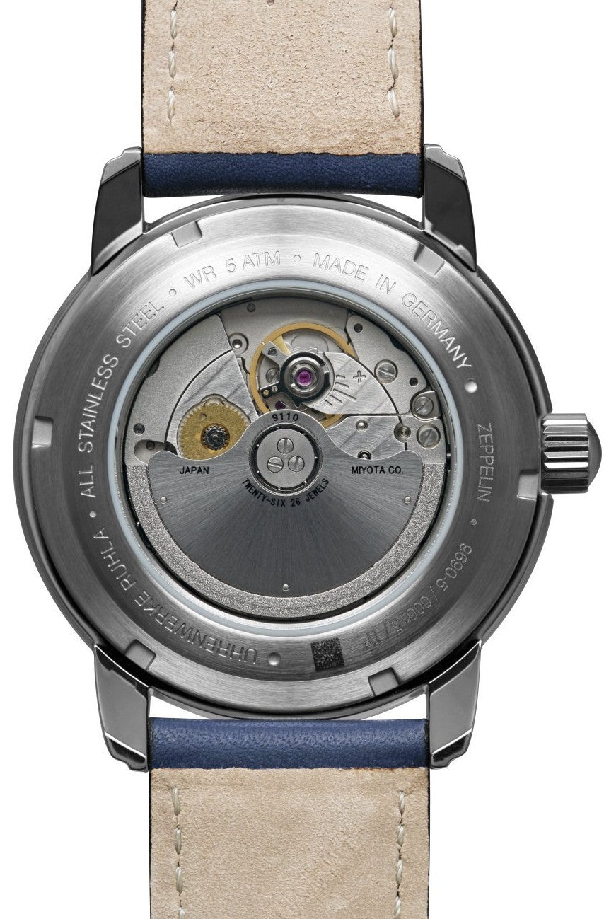 NEW ORIGINAL Men's watch Zeppelin 96903 Mediterranee Automatic date Packaging status original