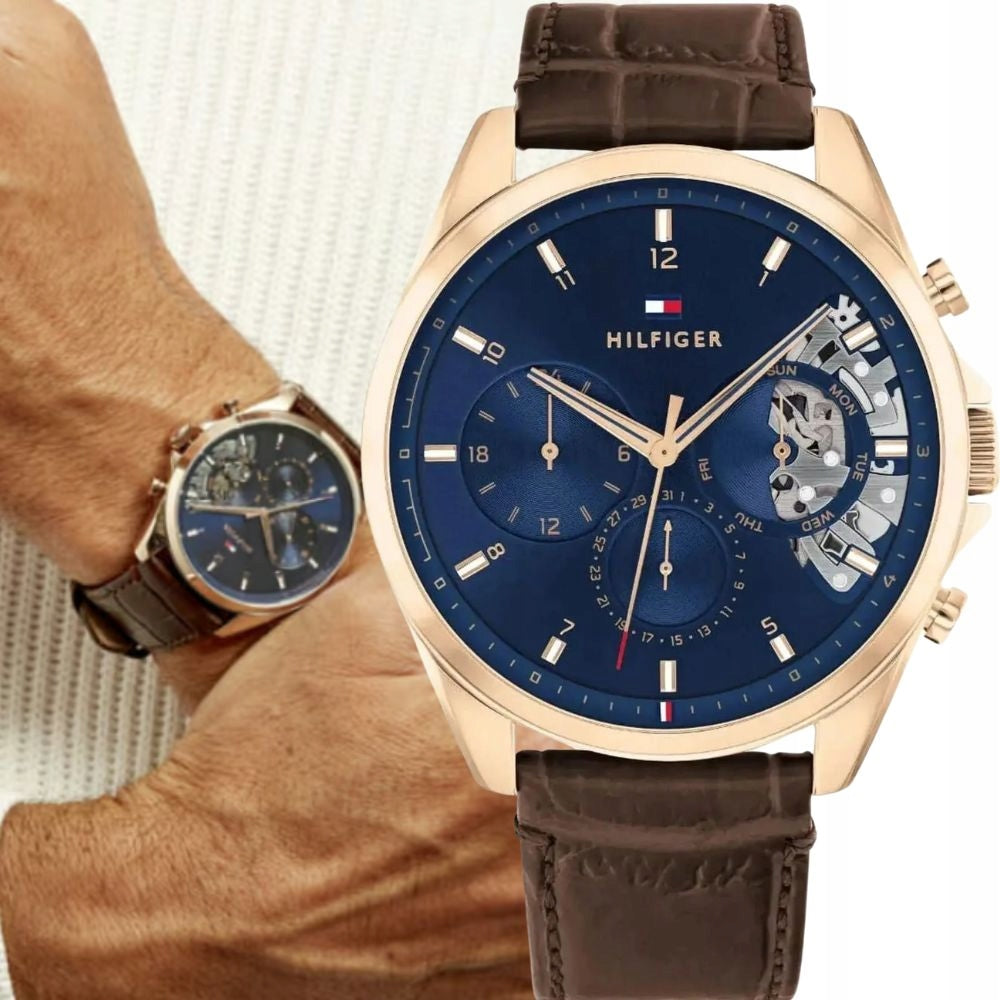 NEW ORIGINAL Tommy Hilfiger 1710453 Baker Open Heart Men's Watch
