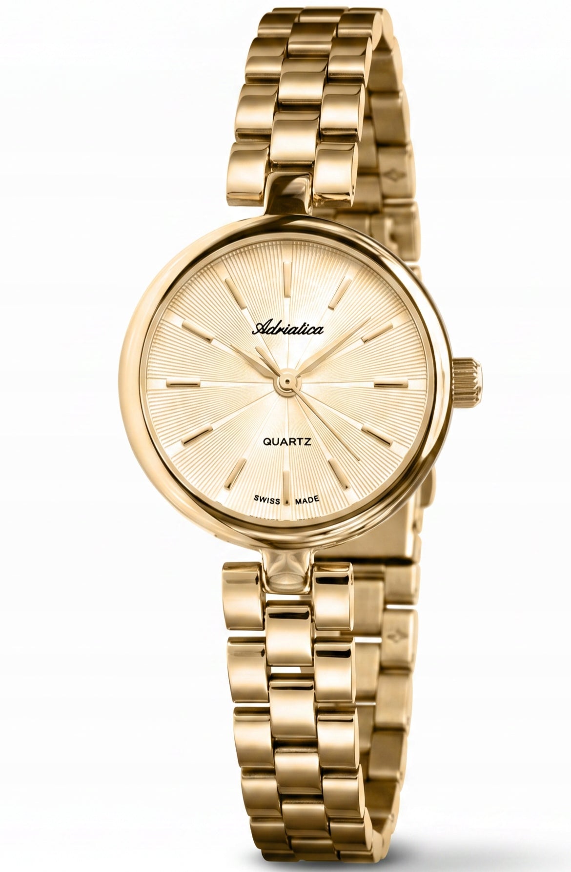 NEW ORIGINAL Women's Watch ADRIATICA A3474.1111Q gold classic