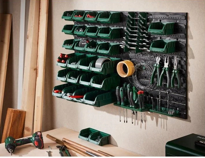 NEW PARKSIDE Workshop organizer 43 elements storage set Brand Parkside