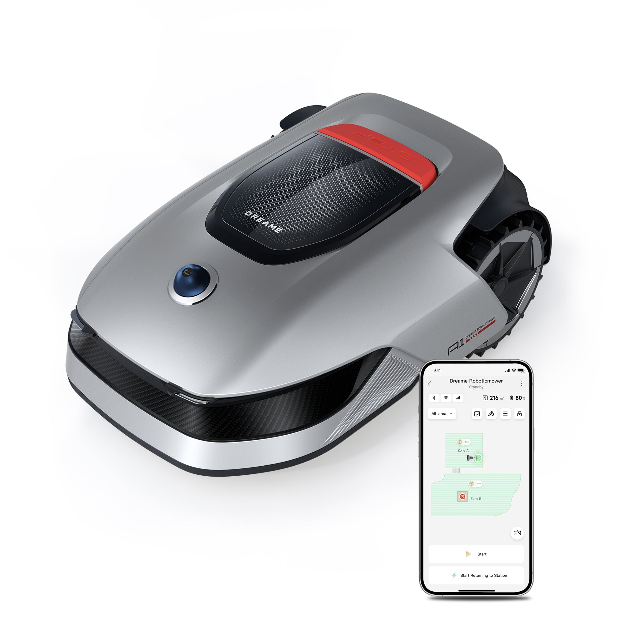 NEW ROBOTIC MOWER DREAME ROBOTICMOVER A1 2000 M2
