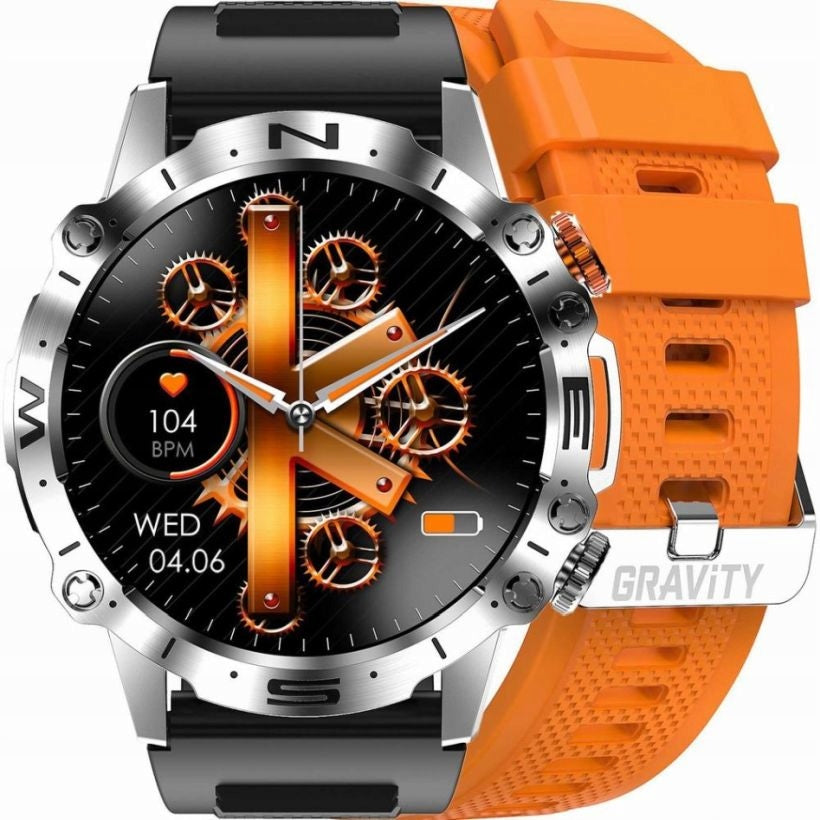 NEW SMARTWATCH GRAVITY GT20-4 46mm SPORTS WATCH WITH CALLS - SET