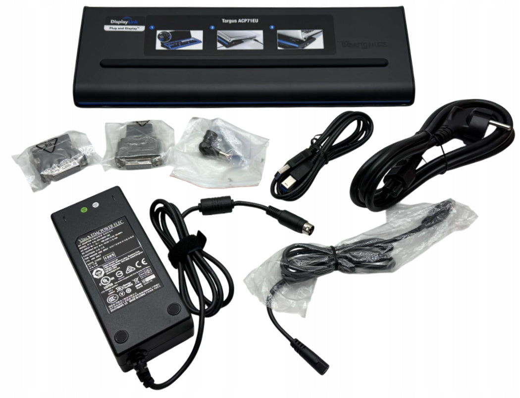 NEW Universal docking station TARGUS ACP71EU SET ADAPTERS EAN (GTIN) 5054533427488
