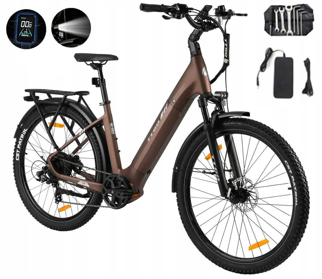 NEW Women's/Men's Electric Bike TTGO Z3 250W 48V15Ah 120HP 27.5" E-bike
