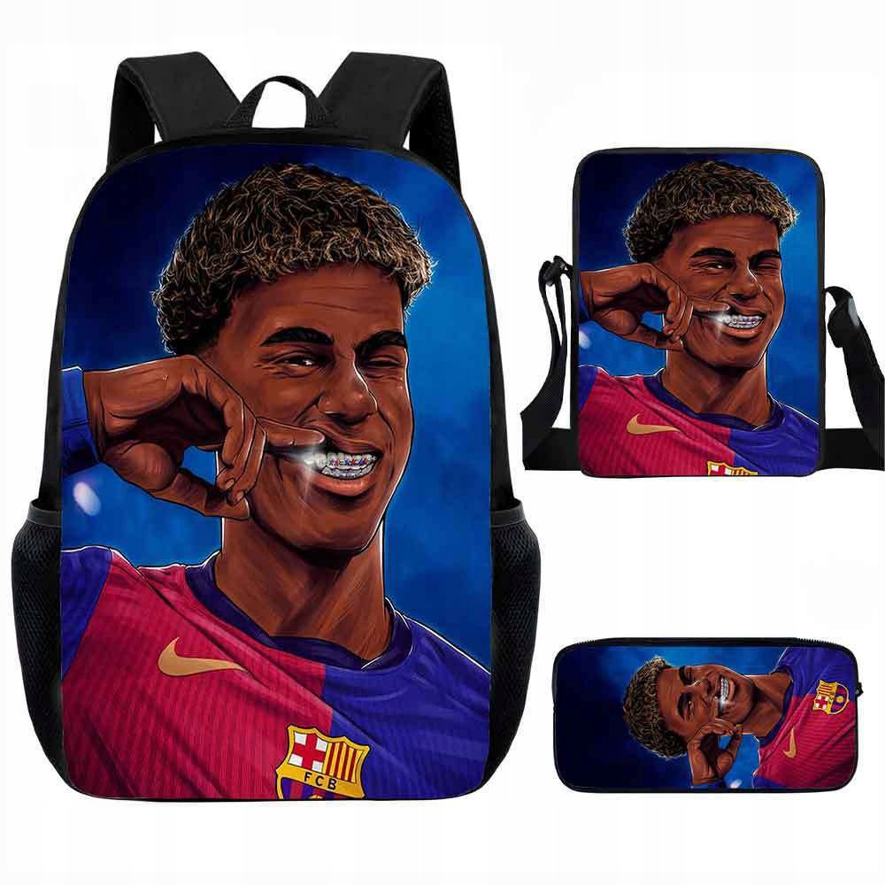 NEW Yamal School Set: A4 Backpack, Bag, Pencil Case Manufacturer code DRMYNU