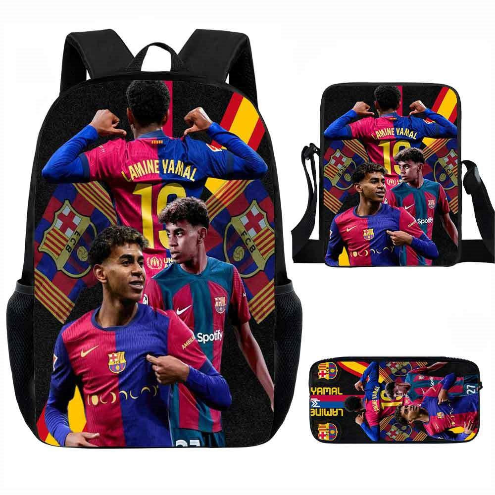 NEW Yamal School Set: A4 Backpack, Bag, Pencil Case
