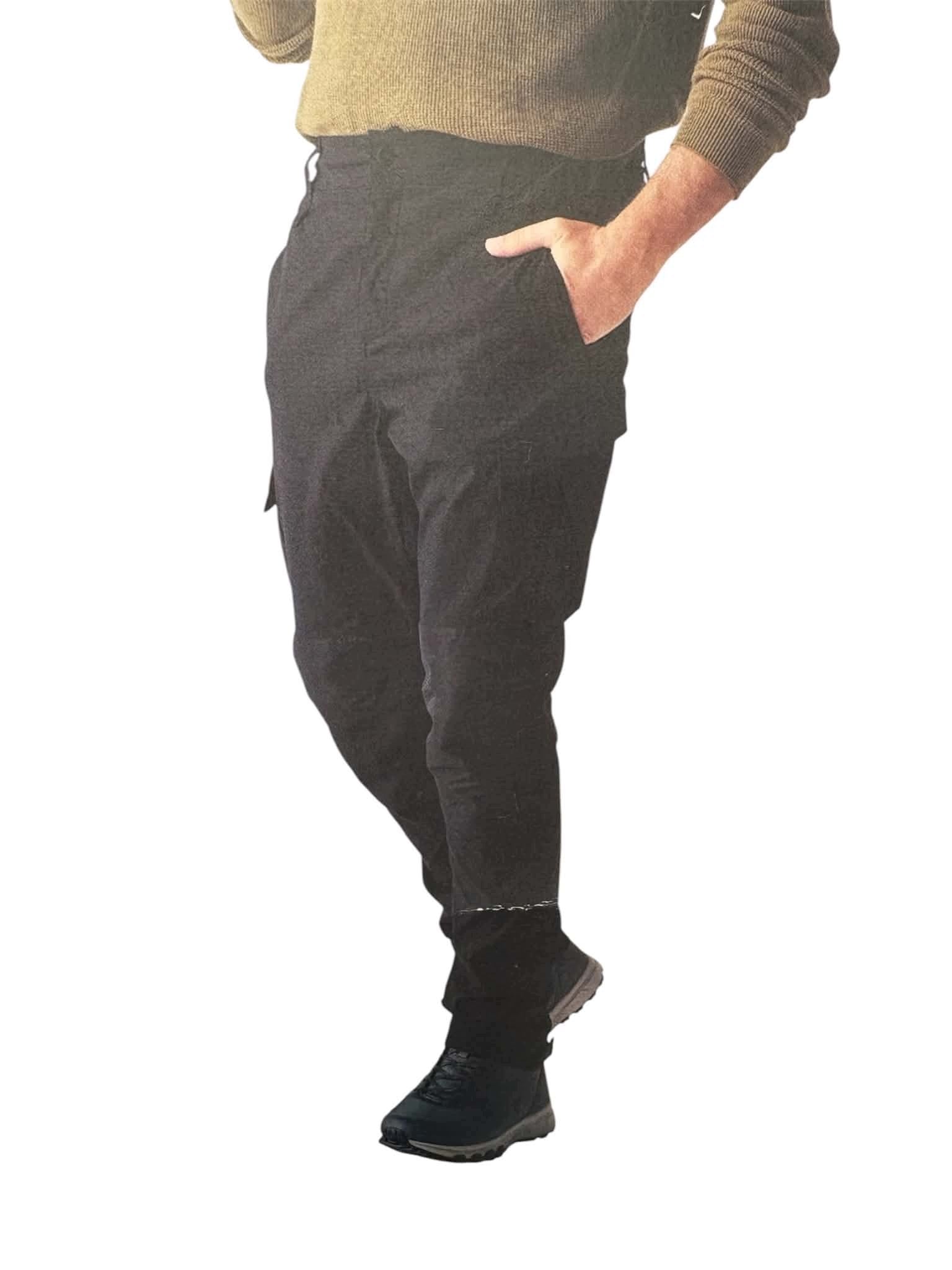 NEWCENTIAL Men's Functional Fishing Pants Waterproof Black R:48